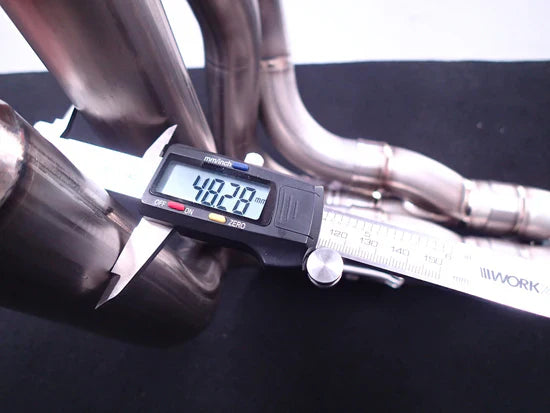 VANDEMON Polished Titanium Exhaust System Ninja H2 & H2R 2015-25 KAWAH2TICSPOLEXHD VA-143