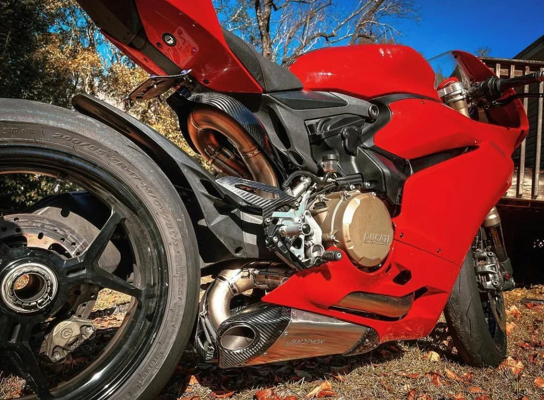 Vandemon Ducati Panigale 899,959,1199,1299 Titanium Belly Exhaust System 2011-18   DUC129TIEXBELA VA-122