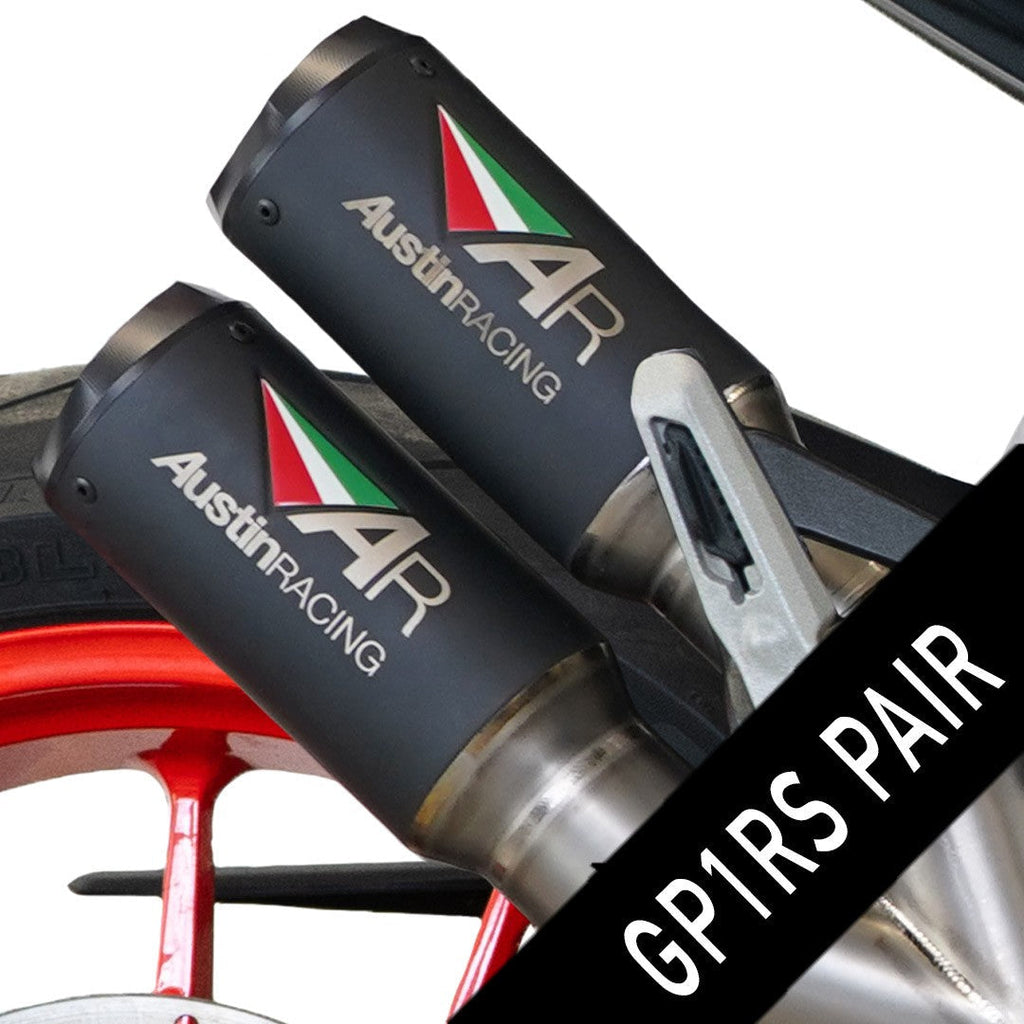 Austin Racing  GP1RS black 2021 - 2025 DUCATI MONSTER SLIP-ON RACE EXHAUST SYSTEM  AUR37