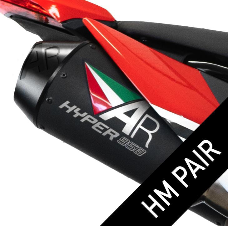 Austin Racing  2023 - 2025 HYPERMOTARD 950/SP COMPLIANT SLIP-ON EXHAUST SYSTEM