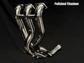 VANDEMON  POLISHED MV AGUSTA Brutale & Dragster 800 Titanium Headers 2018-2023 AGUSTAMV8DRGRCTIHDRC VA-139-2