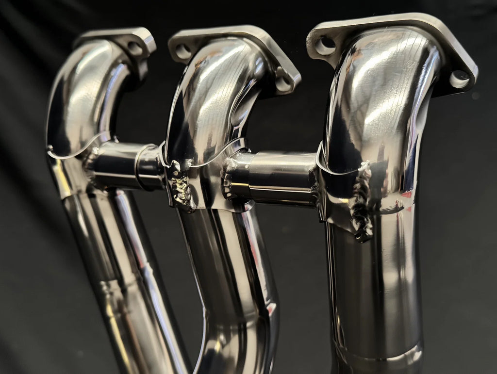 VANDEMON  POLISHED MV AGUSTA Brutale & Dragster 800 Titanium Headers 2018-2023 AGUSTAMV8DRGRCTIHDRC VA-139-2