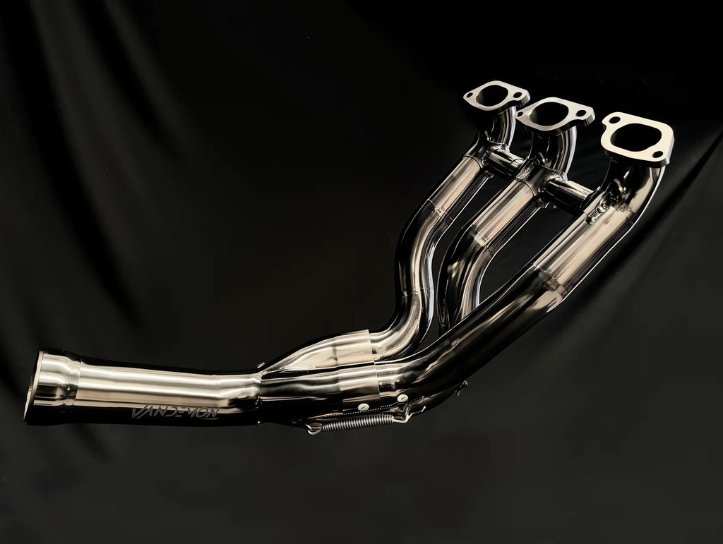 VANDEMON  POLISHED MV AGUSTA Brutale & Dragster 800 Titanium Headers 2018-2023 AGUSTAMV8DRGRCTIHDRC VA-139-2