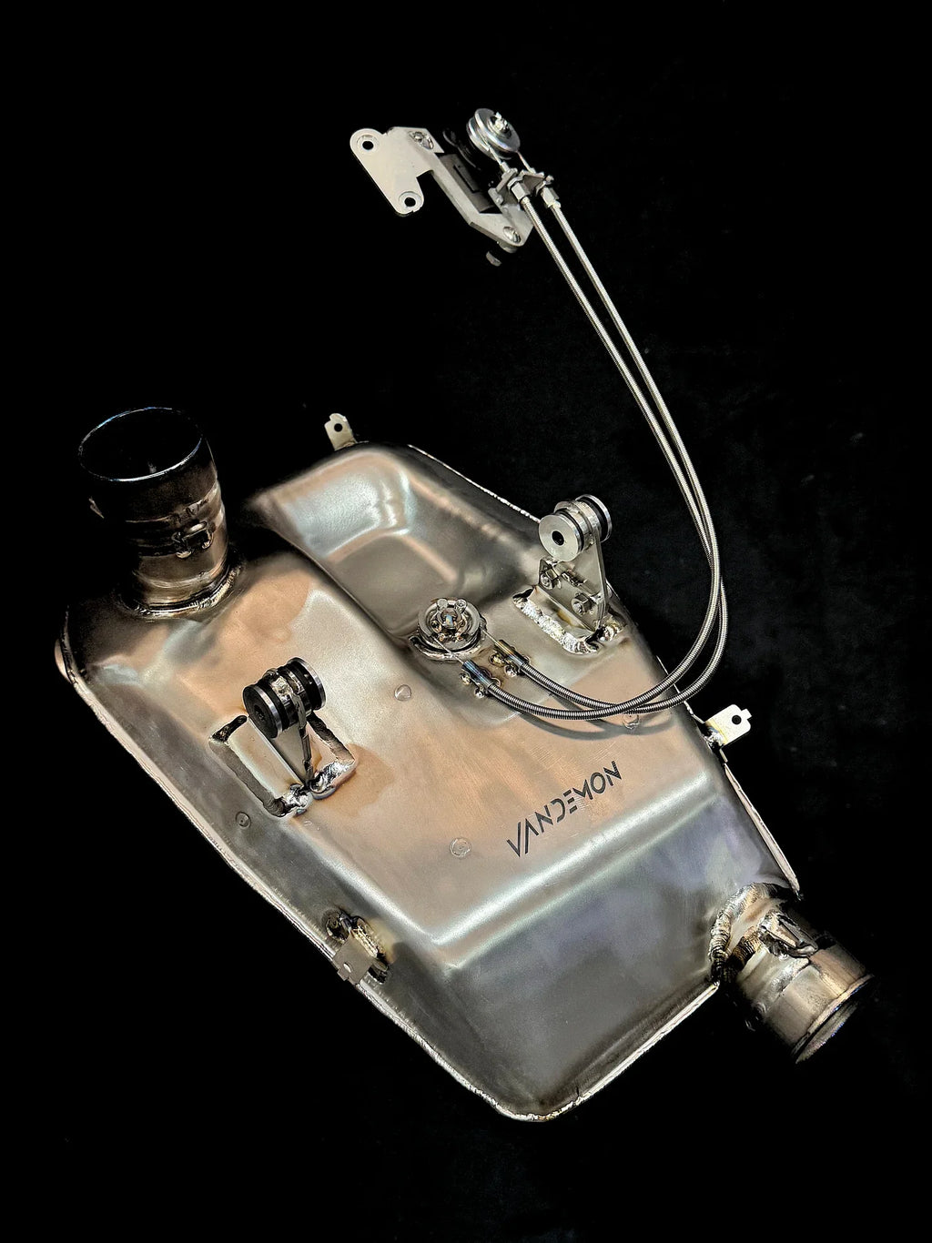 IN STOCK Vandemon Ducati Panigale V4 / V4S/ V4R & Streetfighter V4 Bimodal Stealth Titanium Slip-On  2018-2024 DUCV4PANTIEXHWVA VA-123