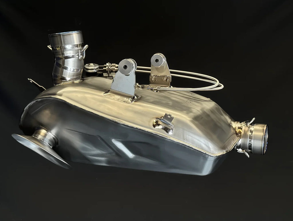 IN STOCK Vandemon Ducati Panigale V4 / V4S/ V4R & Streetfighter V4 Bimodal Stealth Titanium Slip-On  2018-2024 DUCV4PANTIEXHWVA VA-123