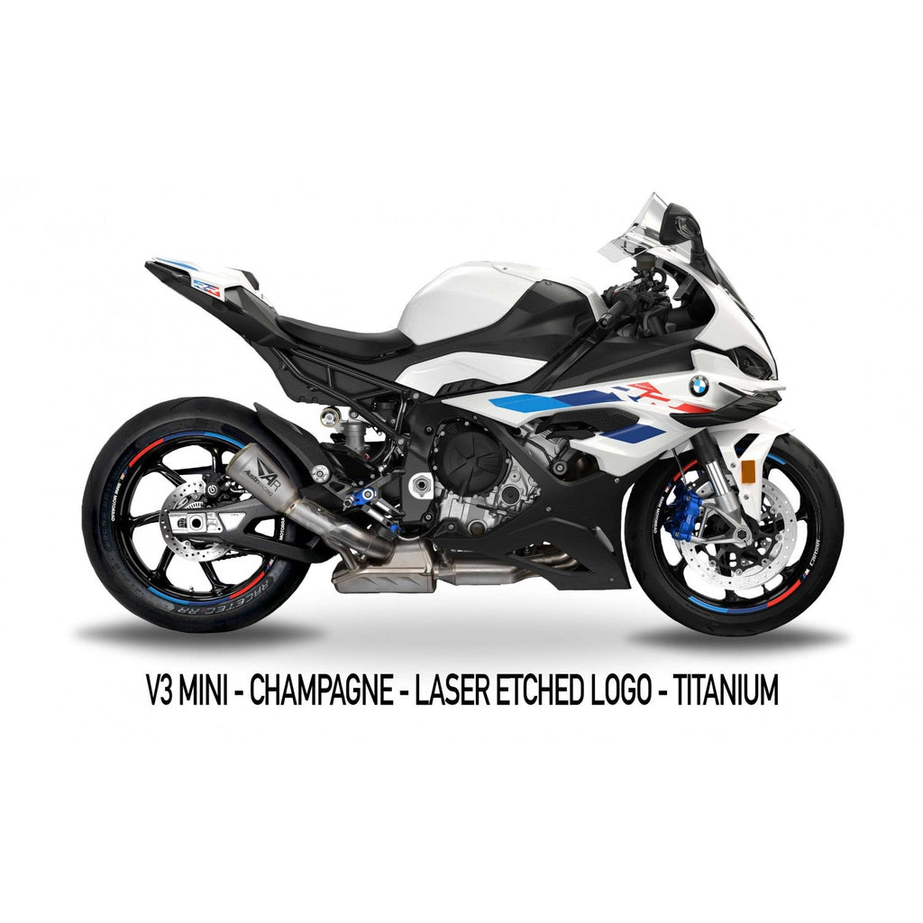 Austin racing 2020 - 2025 M 1000 R/RR COMPLIANT & RACE  SLIP-ON EXHAUST SYSTEM AUR43