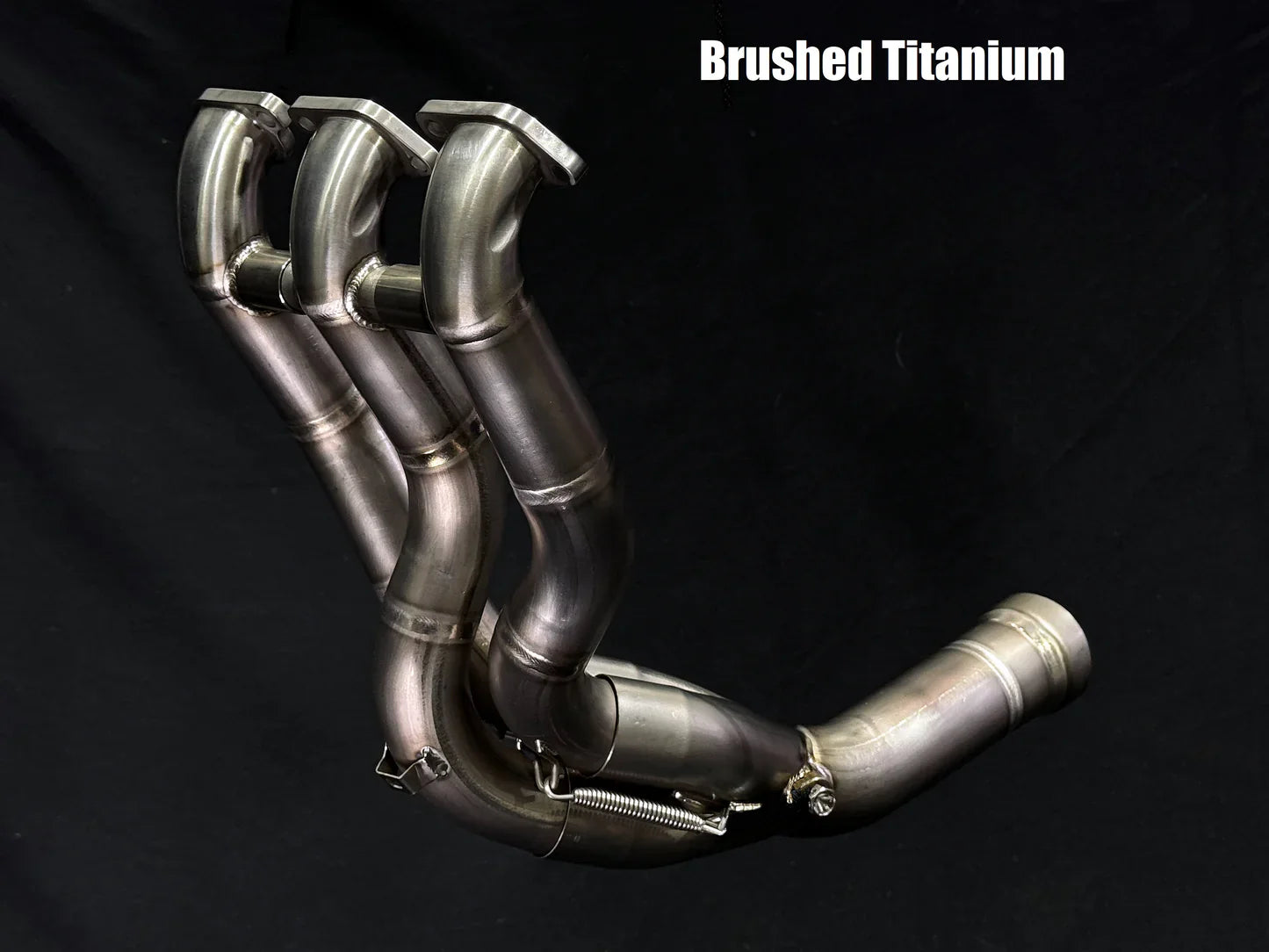 VANDEMON MV AGUSTA Brutale & Dragster 800 Titanium Brushed  Headers 2018-2023 AGUSTAMV8DRGRCTIHDRC VA-139