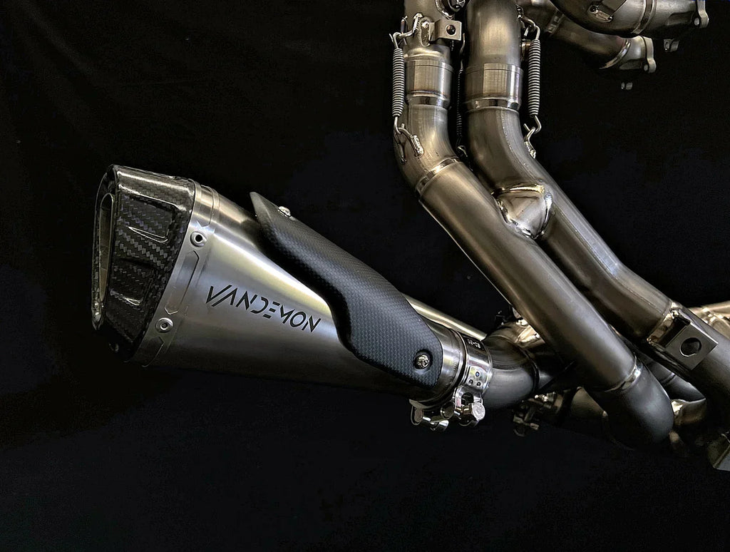 Vandemon  Ducati V4 Panigale & Streetfighter Full Titanium Exhaust system 2020-2022 DUCV4TIEXHSYSNB VA-45