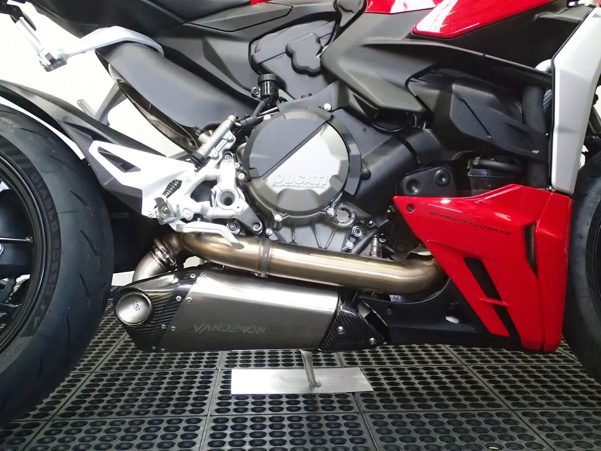 Vandemon  Titanium Belly Slip-On Ducati V2 Panigale & Streetfighter  2019-24 DUCV2TIMUFFBELA VA-17