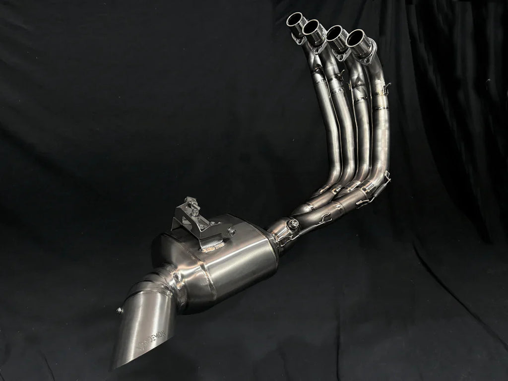 Vandemon  Honda CB650F, CBR650F, CB650R, CBR650R Titanium Low Mount Exhaust System HONCBR650RTIEXHC VA-51