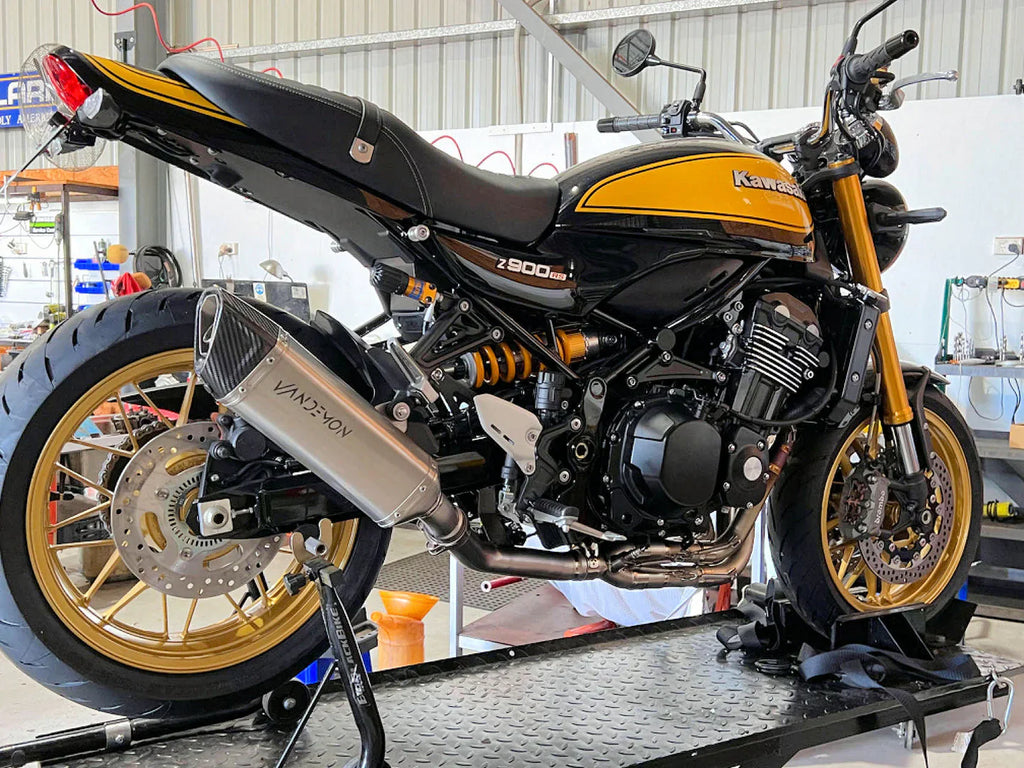 Vandemon  Z900RS Cafe Racer Full Titanium Exhaust System 2018-24 KAWAZ900RSTITANEXHB VA-87