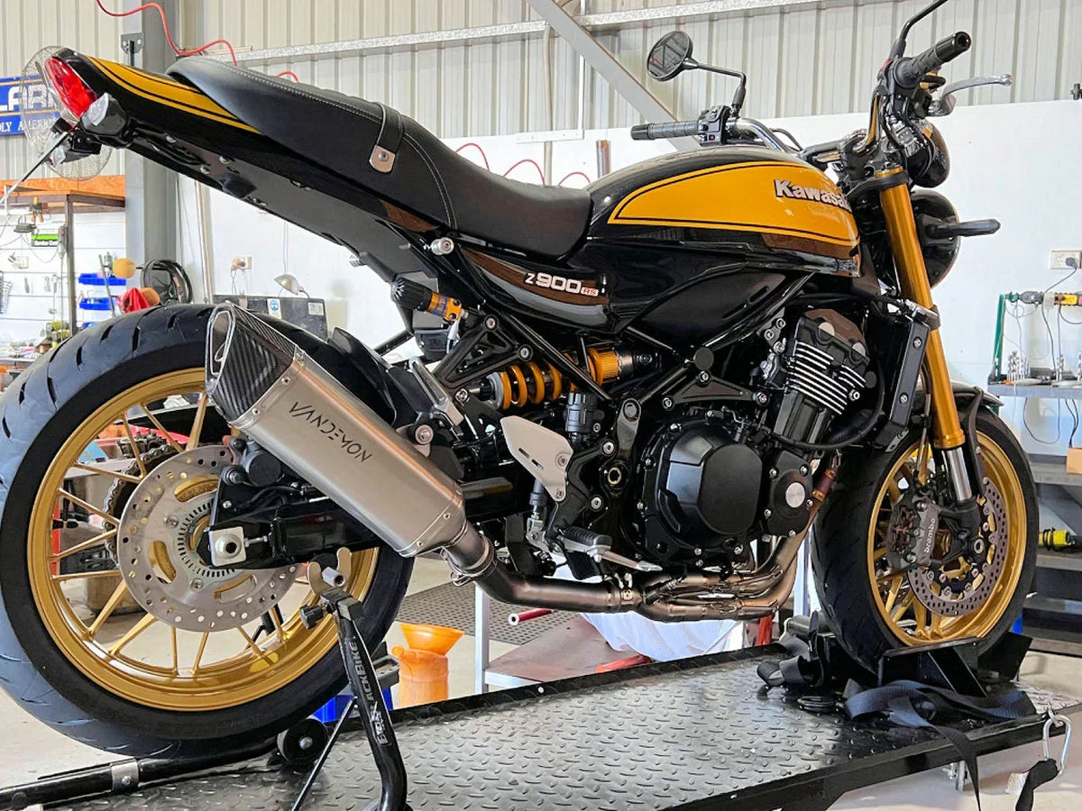 Vandemon  Z900RS Cafe Racer Full Titanium Exhaust System 2018-24 KAWAZ900RSTITANEXHB VA-87