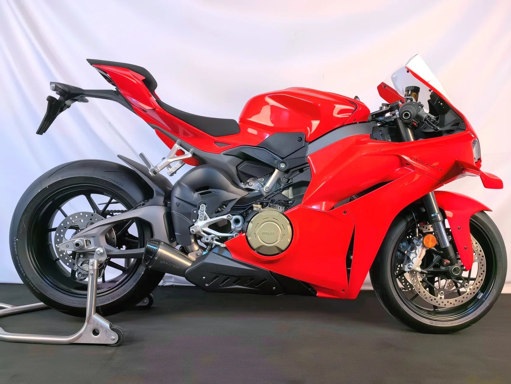 Vandemon Ducati Panigale V4 V4S Vandemon All Titanium LM Slip-On 2025 DUCV4PANTIMUFFLMA VA-163