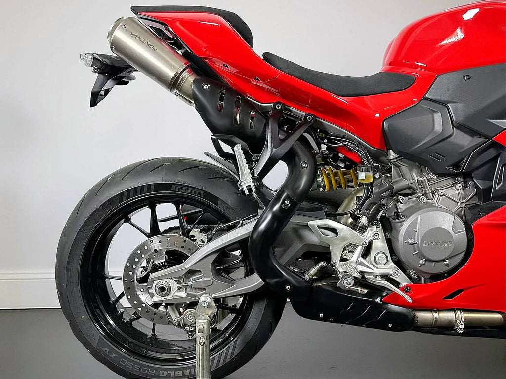 Vandemon  2025 Ducati Panigale V2 and V2S 890 Titanium High Mount Slip-On Exhaust VA-170