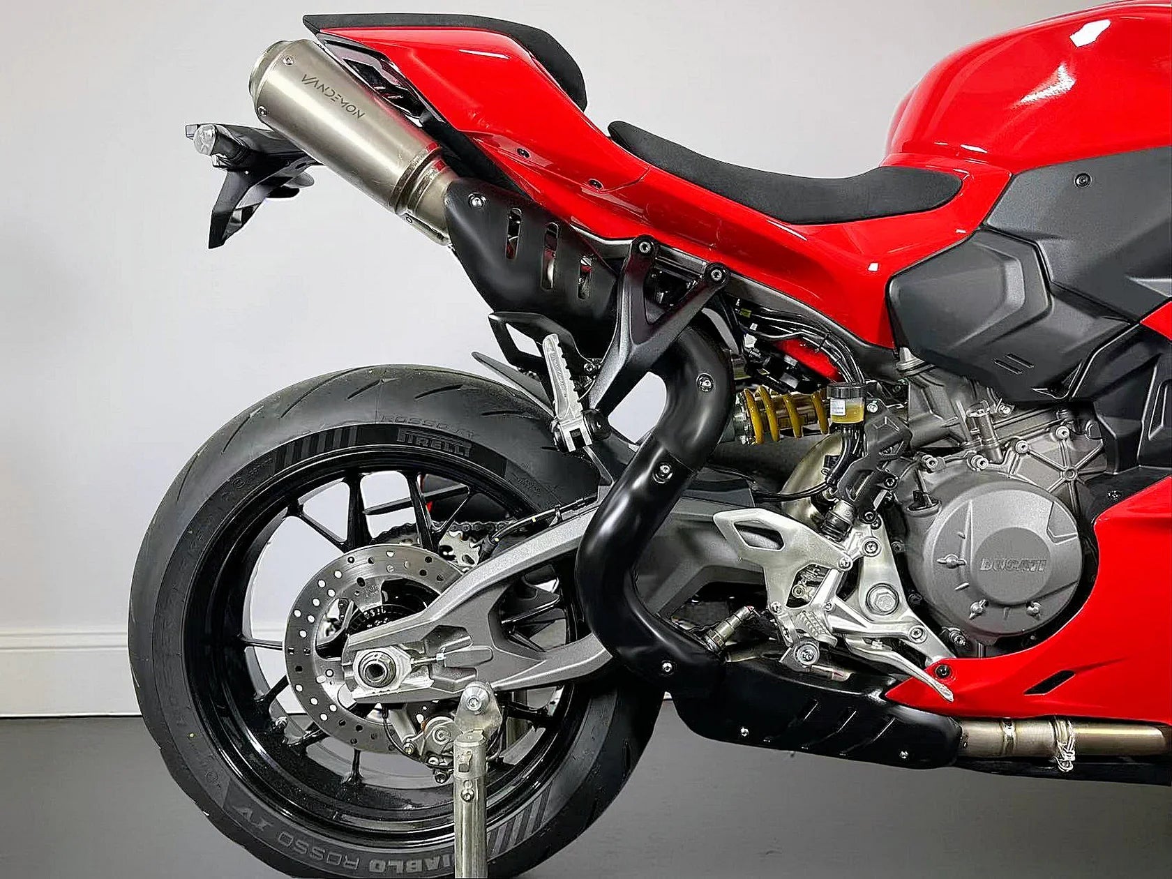 Vandemon  2025 Ducati Panigale V2 and V2S 890 Titanium High Mount Slip-On Exhaust VA-170