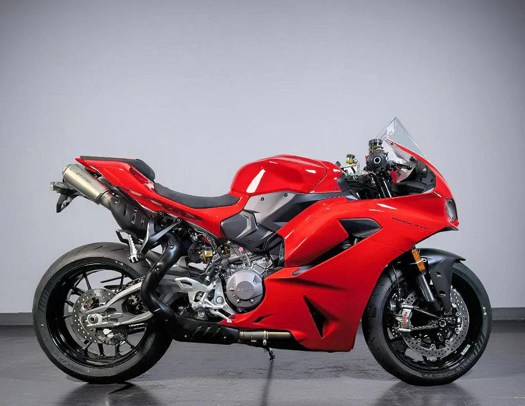 Vandemon  2025 Ducati Panigale V2 and V2S 890 Titanium High Mount Slip-On Exhaust VA-170