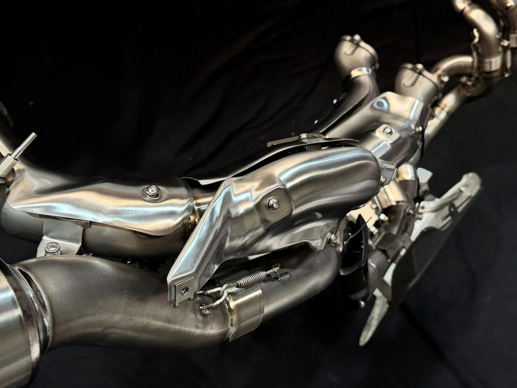 Vandemon Ducati Panigale V4 and V4S 2025-2026 High Mount Race Exhaust System   DUCV4PANHMEXHMESB VA-90