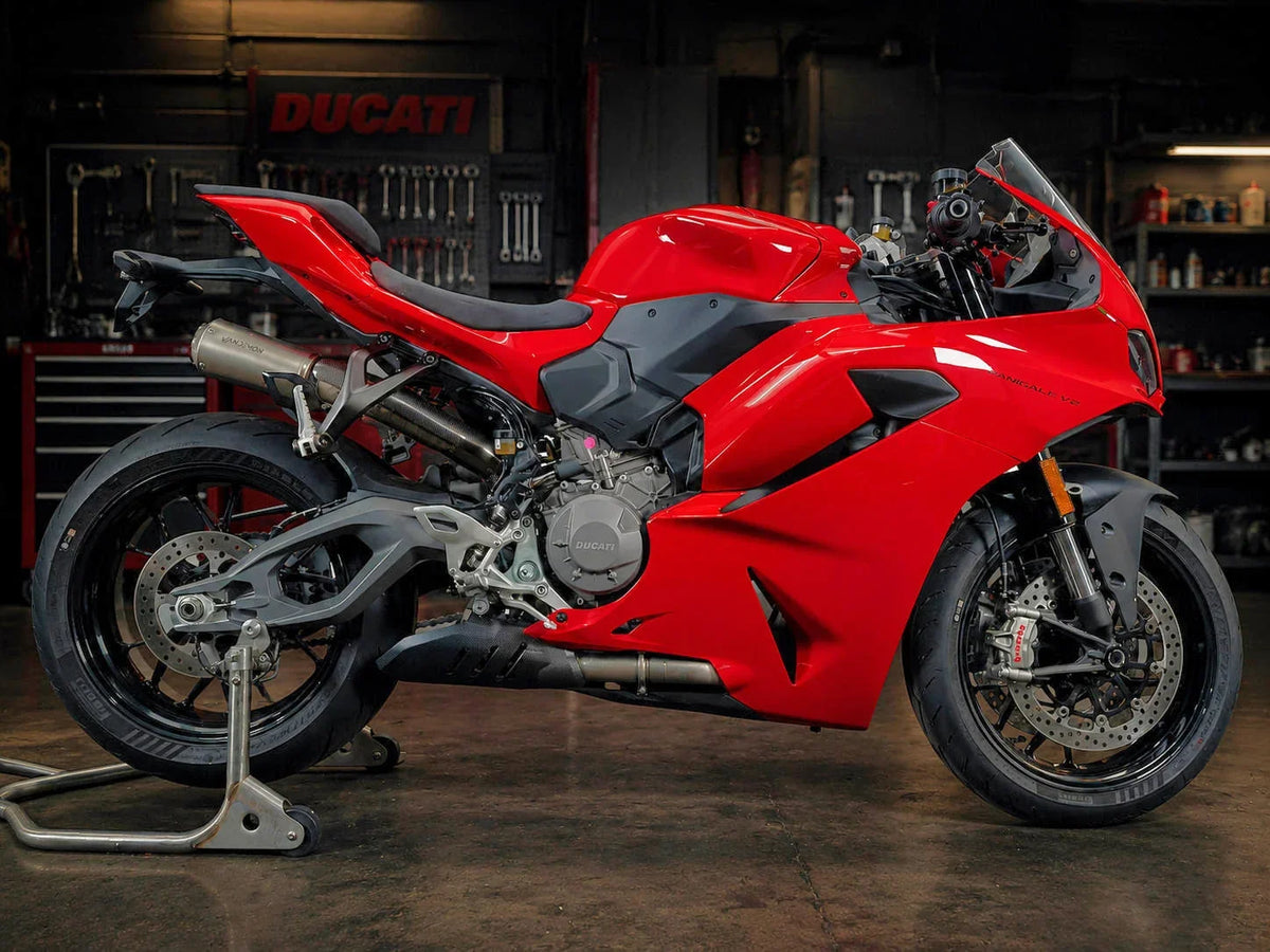 Vandemon  Ducati Panigale/ Streetfighter V2 and V2S 890 Titanium High Mount Full Exhaust 2025-2026  DUCV2TIEXHSMESB VA-170