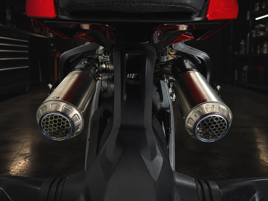 Vandemon  Ducati Panigale/ Streetfighter V2 and V2S 890 Titanium High Mount Full Exhaust 2025-2026  DUCV2TIEXHSMESB VA-170