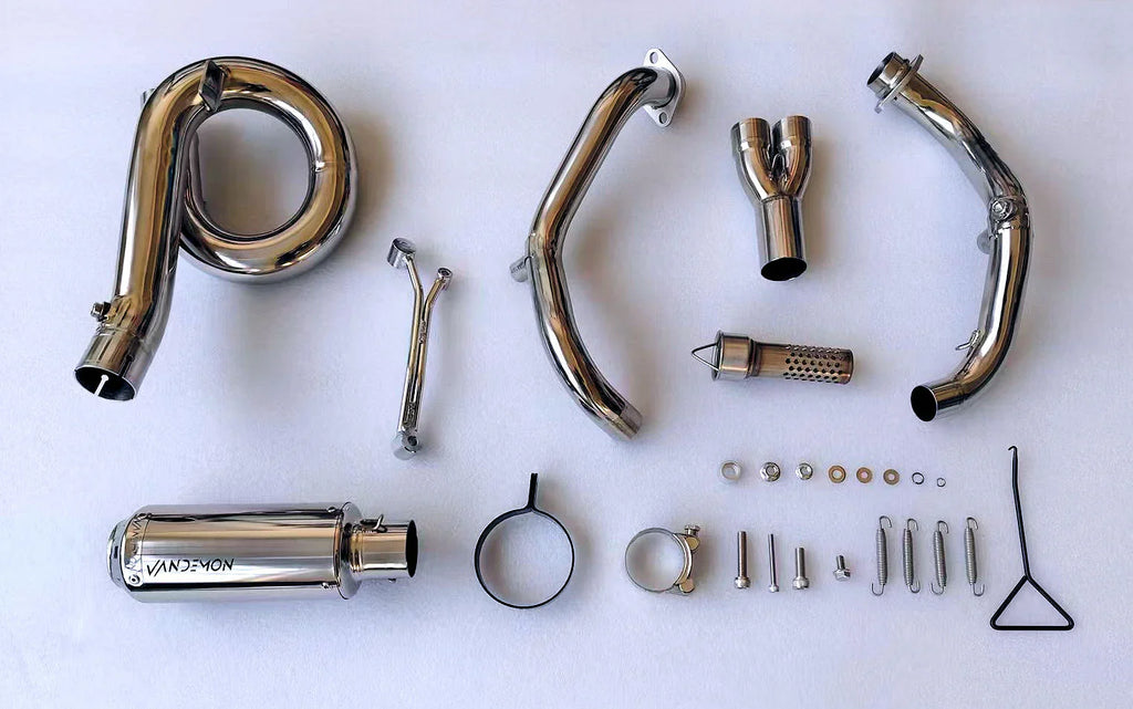 Vandemon  Yamaha MT07 FZ07 XSR700 Titanium Exhaust System 2025-2026 YAMAMT07EXHTITANB VA-173