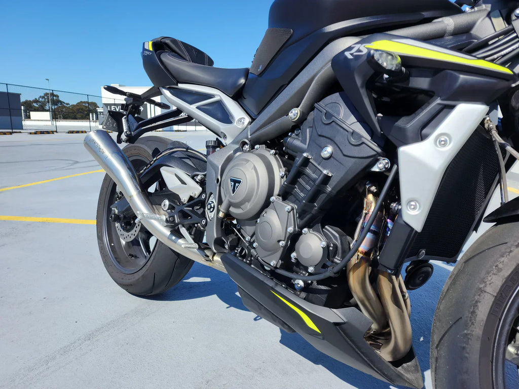 Vandemon Triumph 765 S/R/RS Street Triple Vandemon Full Titanium Exhaust 2018-2022  TRIUM765STTIEXA VA-150