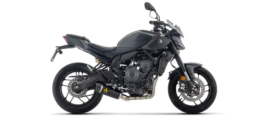 Arrow 71095AKN Thunder Full Exhaust, Aluminum Dark for Yamaha MT-07 25-26