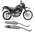 72603AO  Arrow Street Thunder Dual Exhaust, Aluminium for Yamaha XT 660 R/X  '04-16
