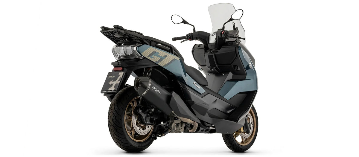 Arrow BMW C 400 GT / X 2025/2026 Sonora Nichrome Dark Slip On With Carbon End Cap 73525SKIN