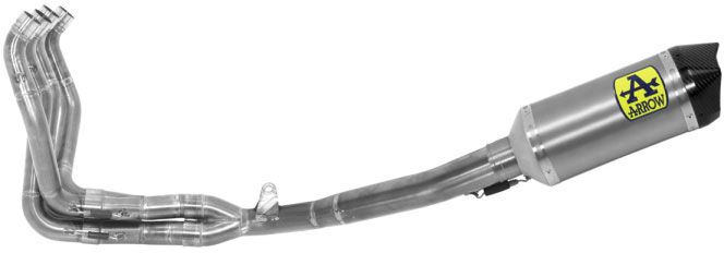Arrow Competition Evo Full Titanium Full System High Version With Race-Tech Silencer Dia.65mm  Suzuki GSXR1000R 17-25  71161ckr