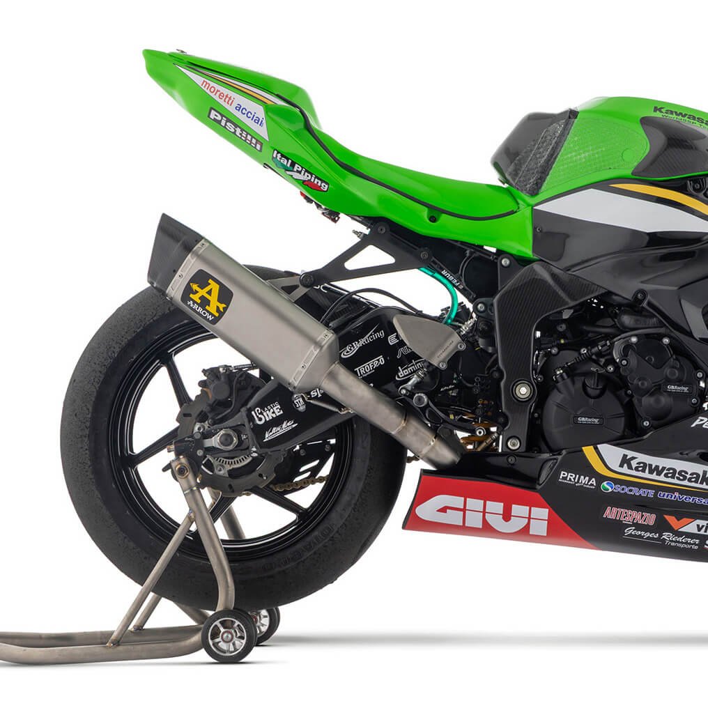 Arrow 71209PTR Competition Evo Full Exhaust, Titanium for Kawasaki ZX-6R 636 '24-