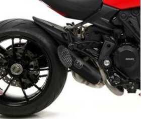 Arrow Ducati Diavel 1260s 19-22 Racing Pro-Race Nichrom Dark Exhaust (No Dbk) 71222prn