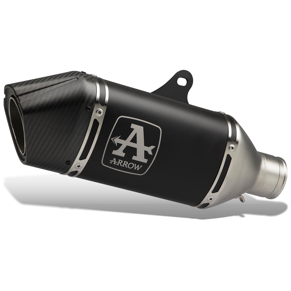 Arrow Veloce Slip-on Exhaust, Aluminum Dark for Kawasaki Ninja 650/Z650 2024+