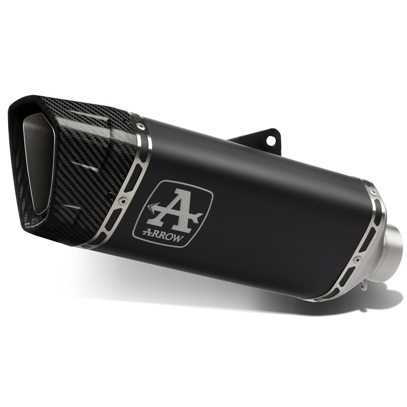 Arrow 71509PTN Pista Slip-on Exhaust, Titanium Dark for Kawasaki ZX-6R 636 '24-