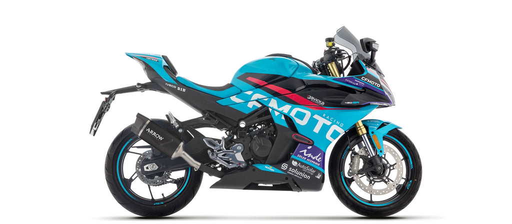 ARROW Cf Moto 450 Sr/Nk E5+ 2025 2026 Stainless Steel Collectors 71819MI