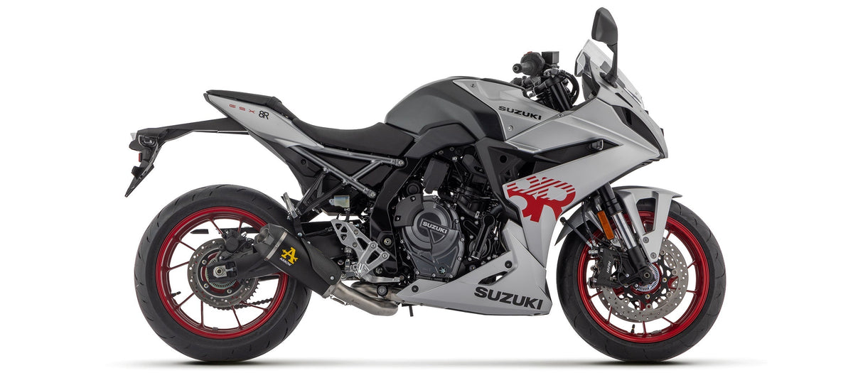 71979PKN Arrow Works HOMOLOGATED NICHROM "DARK" full system with Catalytic converter  SUZUKI GSX-8S /R 2022-2025