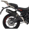 Arrow Indy Race Evo Slip-on Exhaust, Aluminum Dark for Benelli TRK 702/X 2023+