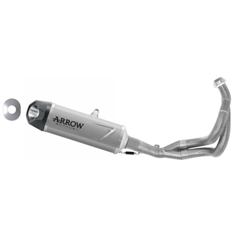 Arrow 71961PKW Indy Race Evo Full Exhaust for Kawasaki Ninja 650 / Z650 '21-'23
