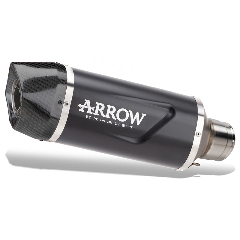 Arrow 71976AKN Indy Race EVO Slip-on Exhaust, Aluminum Dark for Yamaha MT-10 '22-