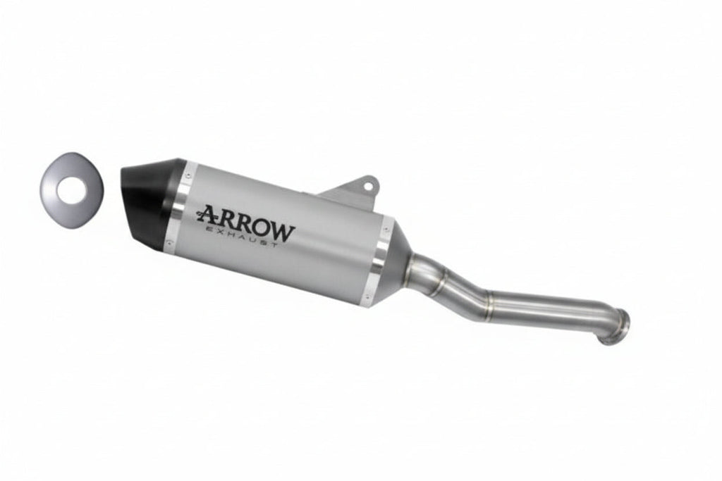 71991PK Arrow CF Moto 800 MT 2025 Race-Tech titanium silencer with carby end cap