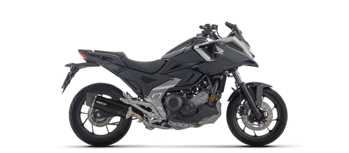 Arrow Indy Race Evo Aluminium Dark" Slip On With Carbon End Cap"