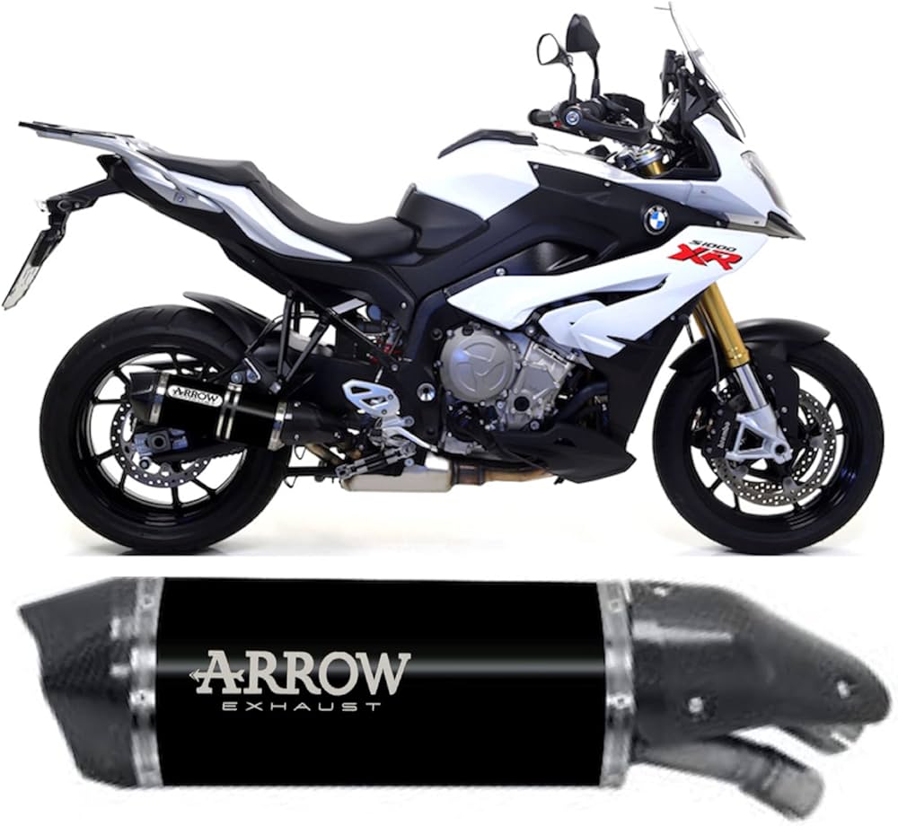 71837AKN  Arrow Race-Tech Exhaust, Aluminum Dark for BMW S1000XR 2015-2016