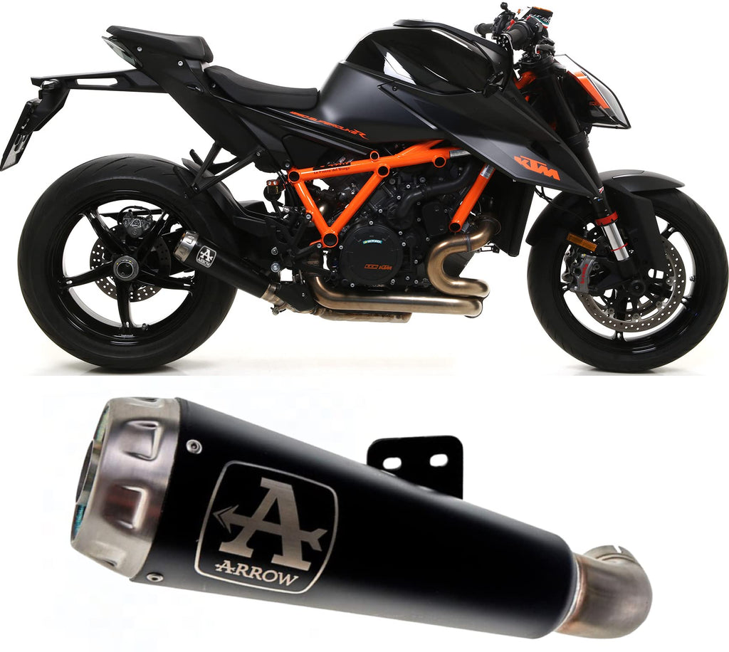 Arrow 1290/1390 Super Duke R 20-25 Homologated Nichrom Dark Pro-Race Silencer For Original Collectors 71916prnr