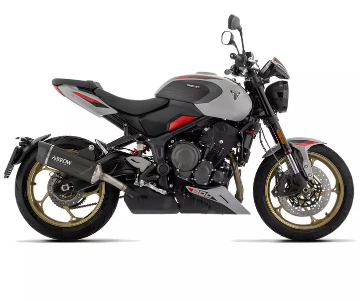 Arrow TRIUMPH TRIDENT 800 E5+ '26 INDY RACE EVO ALUMINIUM DARK EXHAUST 77513AKN