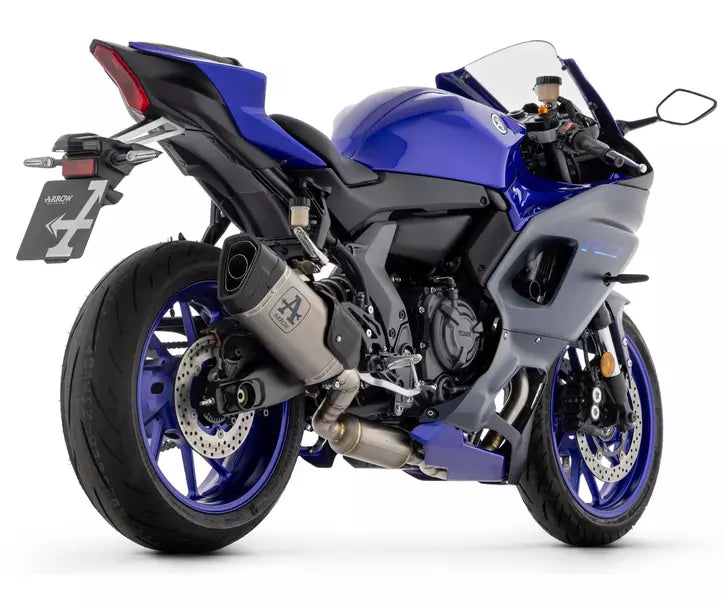 ARROW Yamaha YZF R7 / Yamaha YZF R7 World GP 60th Anniversary Edition 2022-2024 Pista Titanium Dark Full System With Carbon End Cap 71958PKNW