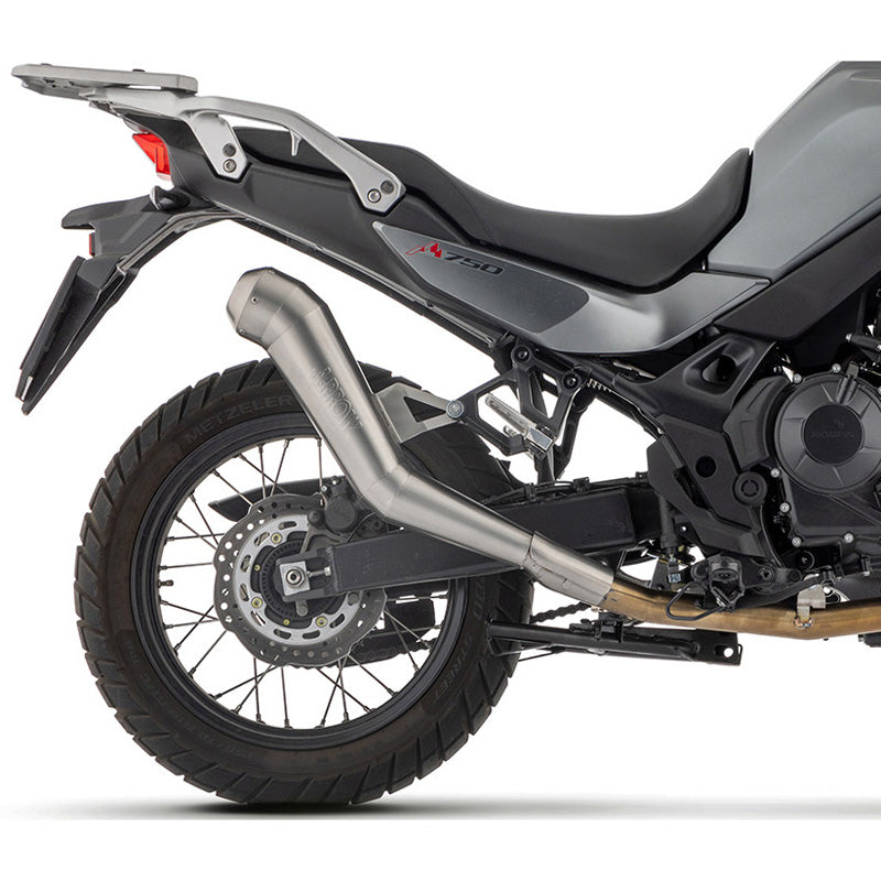 Arrow 72502DR Dakar Replica Homologated Exhaust, Nichrome for Honda XL750 Transalp '23-'24