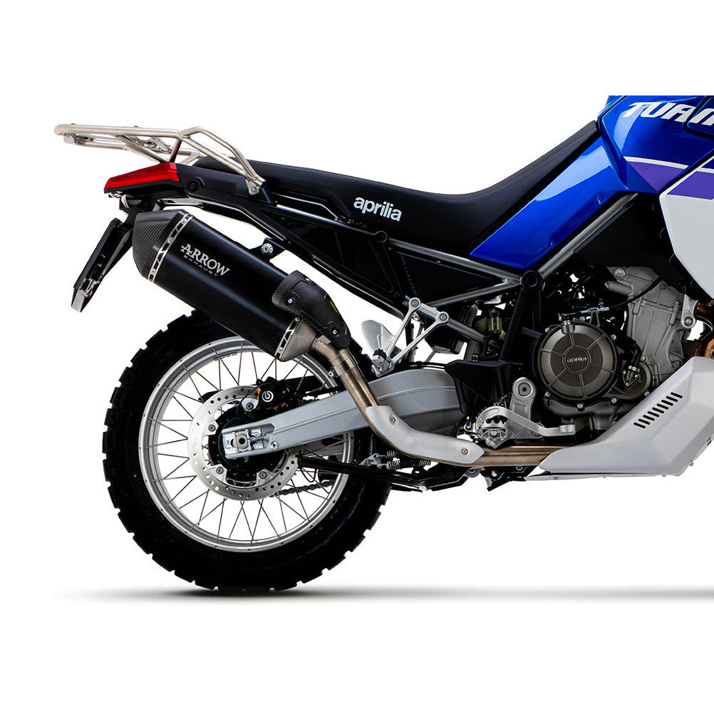 Arrow 72506SKN Sonora Titanium Dark Exhaust for Aprilia Tuareg 660 '22-'24