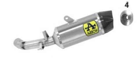 72627PK  Arrow Indy Race Slip-on Exhaust, Titanium for KTM 390 Adventure 20-24