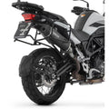 Arrow 72644AKN Indy Race Evo Slip-on Exhaust, Aluminum Dark for Benelli TRK502X '21-'24