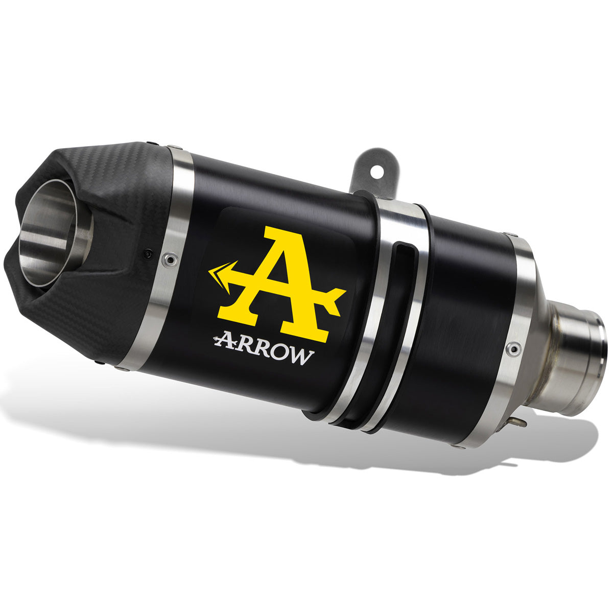 Arrow 72661AKN Indy Race Exhaust, Aluminum Dark for Yamaha Tenere 700 '25-