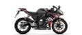 Arrow RS 125 2025/2026 Full System With Thunder Aluminium Dark Slip Ons 51021AON